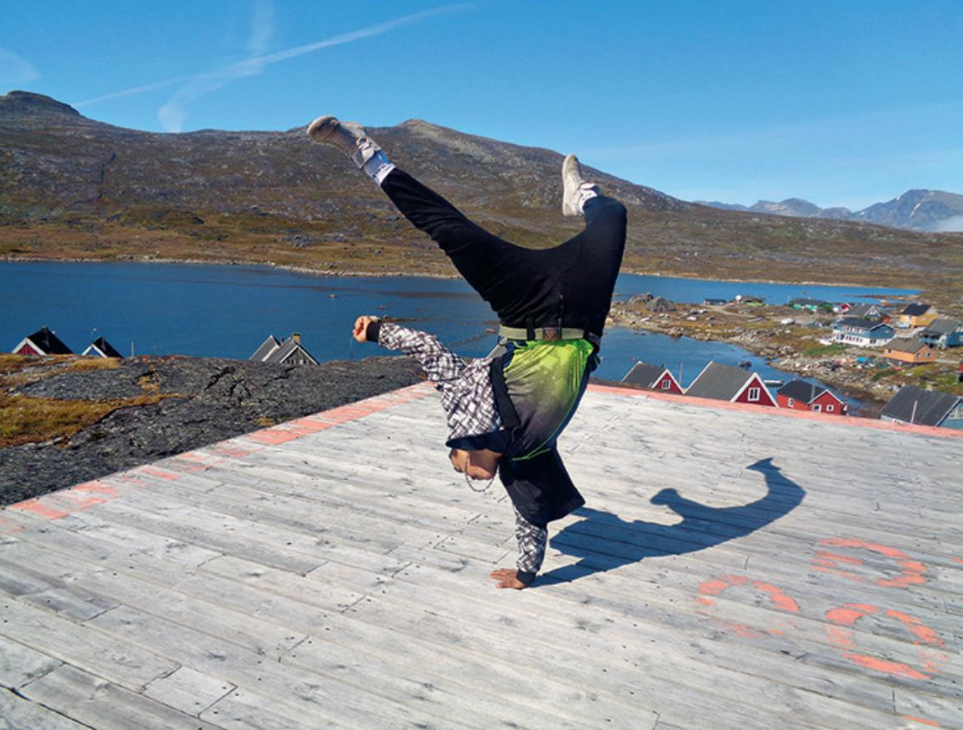 Prosjektet skal undersøke hvordan kunst påvirker ungdomskultur på Grønland. Foto fra prosjektet 
