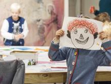 Rådet har sin nye strategiplan et ønske om å satse på kunst for barn og unge. Her fra House of Foundation i Moss. Foto: Ingeborg Øien Thorsland