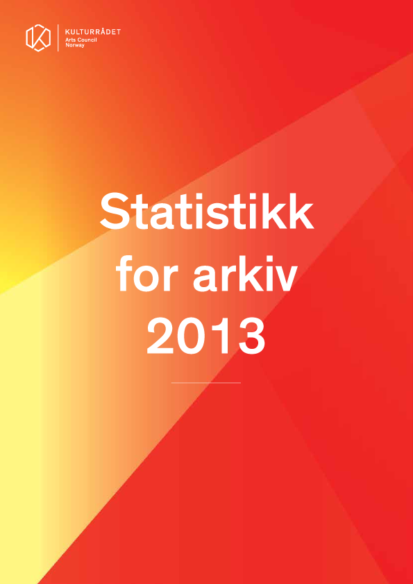 Statistikk for arkiv 2013