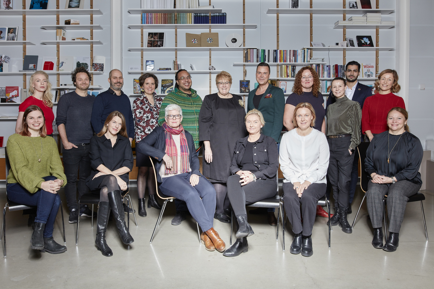 Kulturrådets rådgivende utvalg for institusjonsfeltet 2019-2021. (Foto: Marta Anna Løvberg)