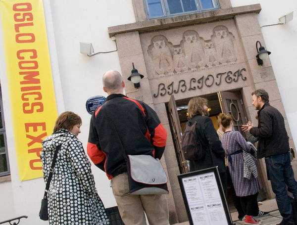 Fra Oslo Comics Expo 2013 på Grünerløkka bibliotek. Foto: OCX' flickr-strøm