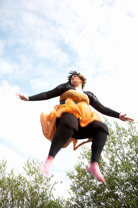 Vilma svever høyst av alle (Foto: Lene Stavå)